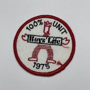 Vintage 1975 100% Unit Boys' Life Boy‎ Scout Of America BSA Patch